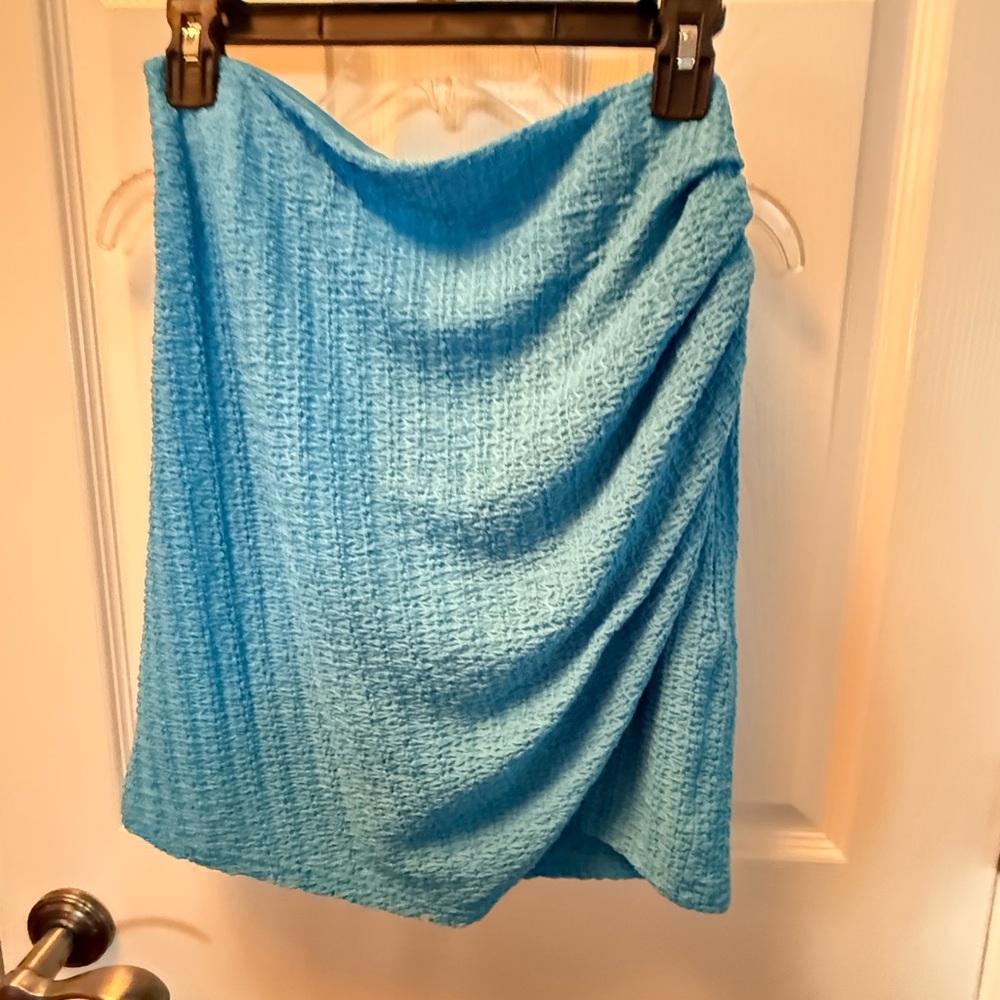 Vestique - skirt - juniors large - crepe - aqua
